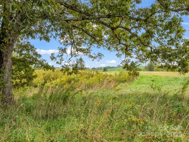 a view of lake with green space