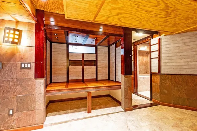 a view of an empty room