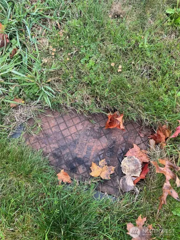 a view of a brick wall