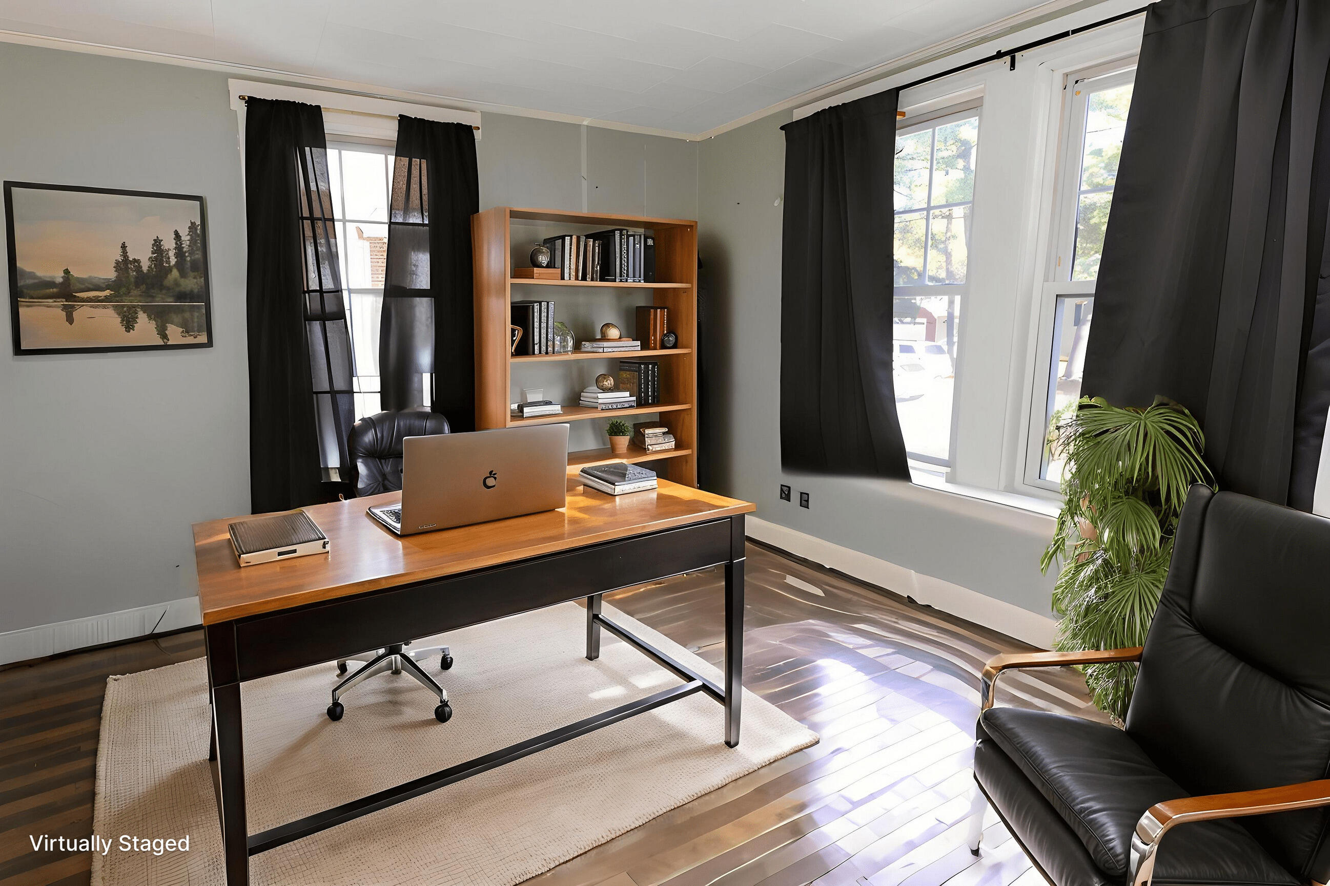 22 Valley Road Bath, ME 04530 - Photo 20 of 59 1st-Floor-2254 - Home Office - Modern -