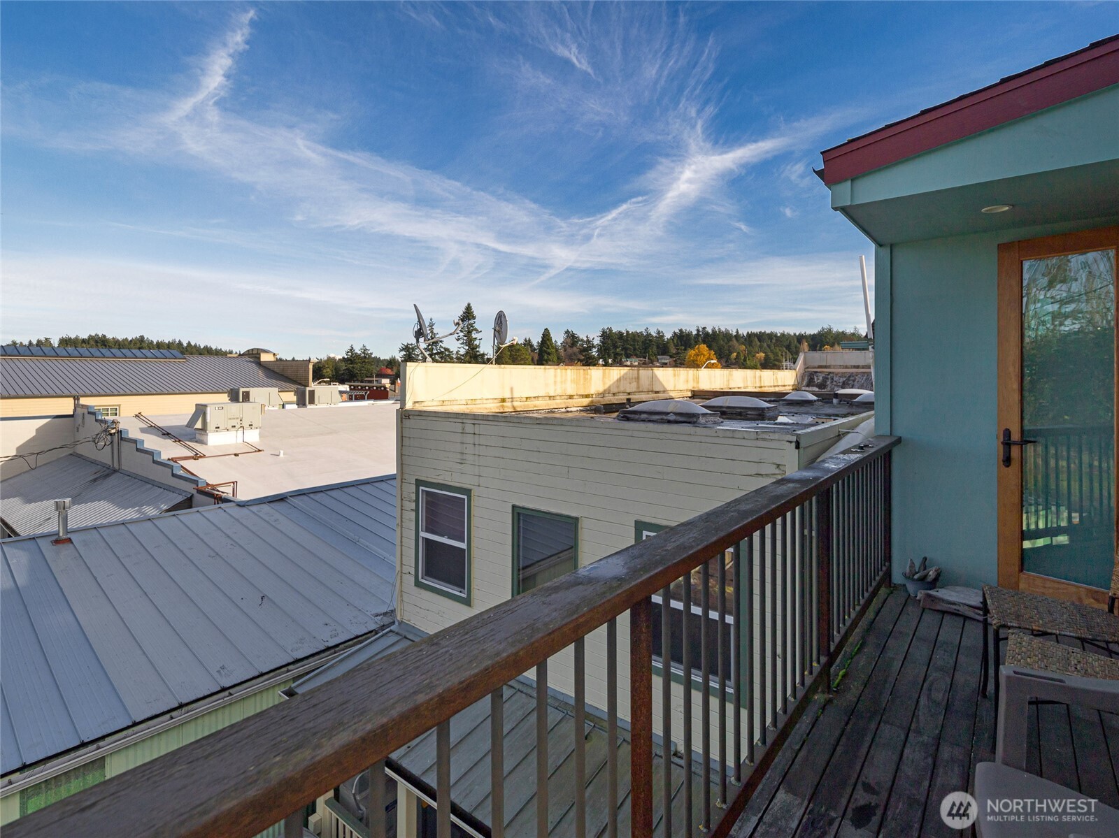 310 Spring Street, Unit F Friday Harbor, WA 98250 - Photo 10 of 20 a view of a balcony with an ocean view