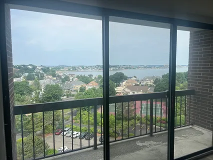 a view of a city from a window