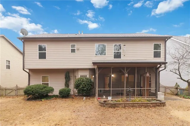 a view of a house with a outdoor space