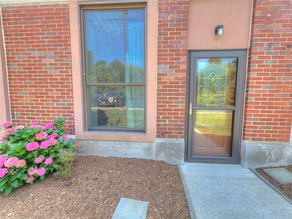 Private entrance to unit (door number read #11 abo