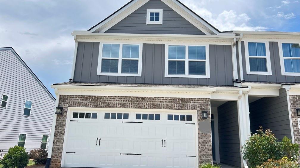 a front view of a building