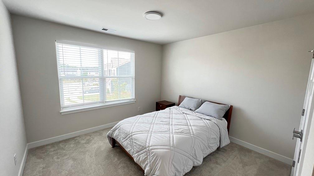 136 Salt Lk Lane Hoschton, GA 30548 - Photo 13 of 22 a bed sitting in a bedroom next to a window