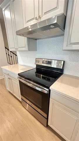 a close view of appliances