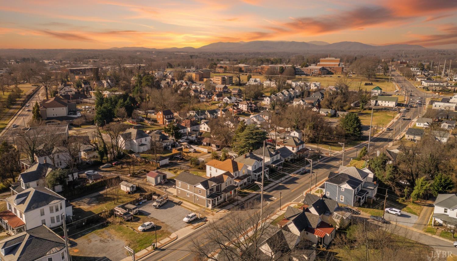 2927 Langhorne Road Lynchburg, VA 24501 - Photo 46 of 48 an aerial view of residential houses with city view