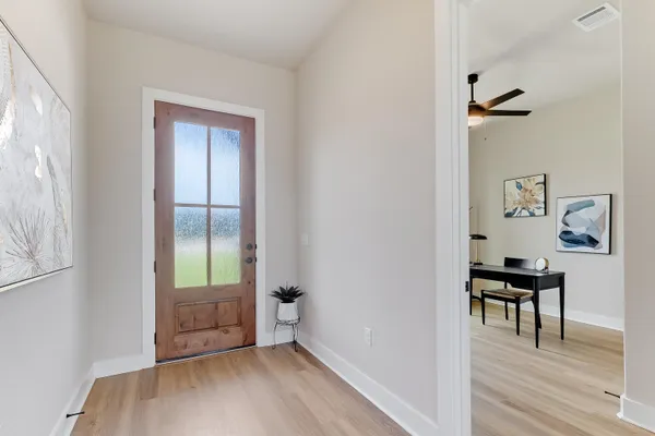 an empty room and a window