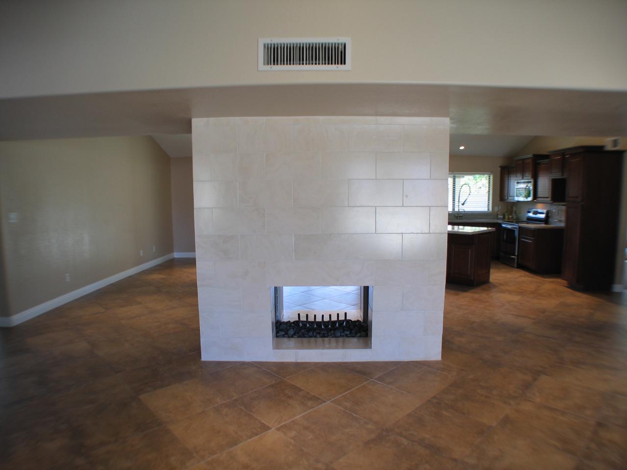 4365 East Redfield Road Phoenix, AZ 85032 - Photo 6 of 42 Limestone Fireplace