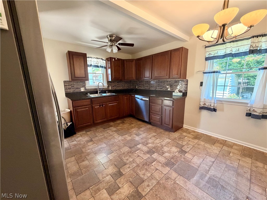 4610 Redfern Road Parma, OH 44134 - Photo 6 of 28 Updated Kitchen, Granite countertops, stainless steel appliances
