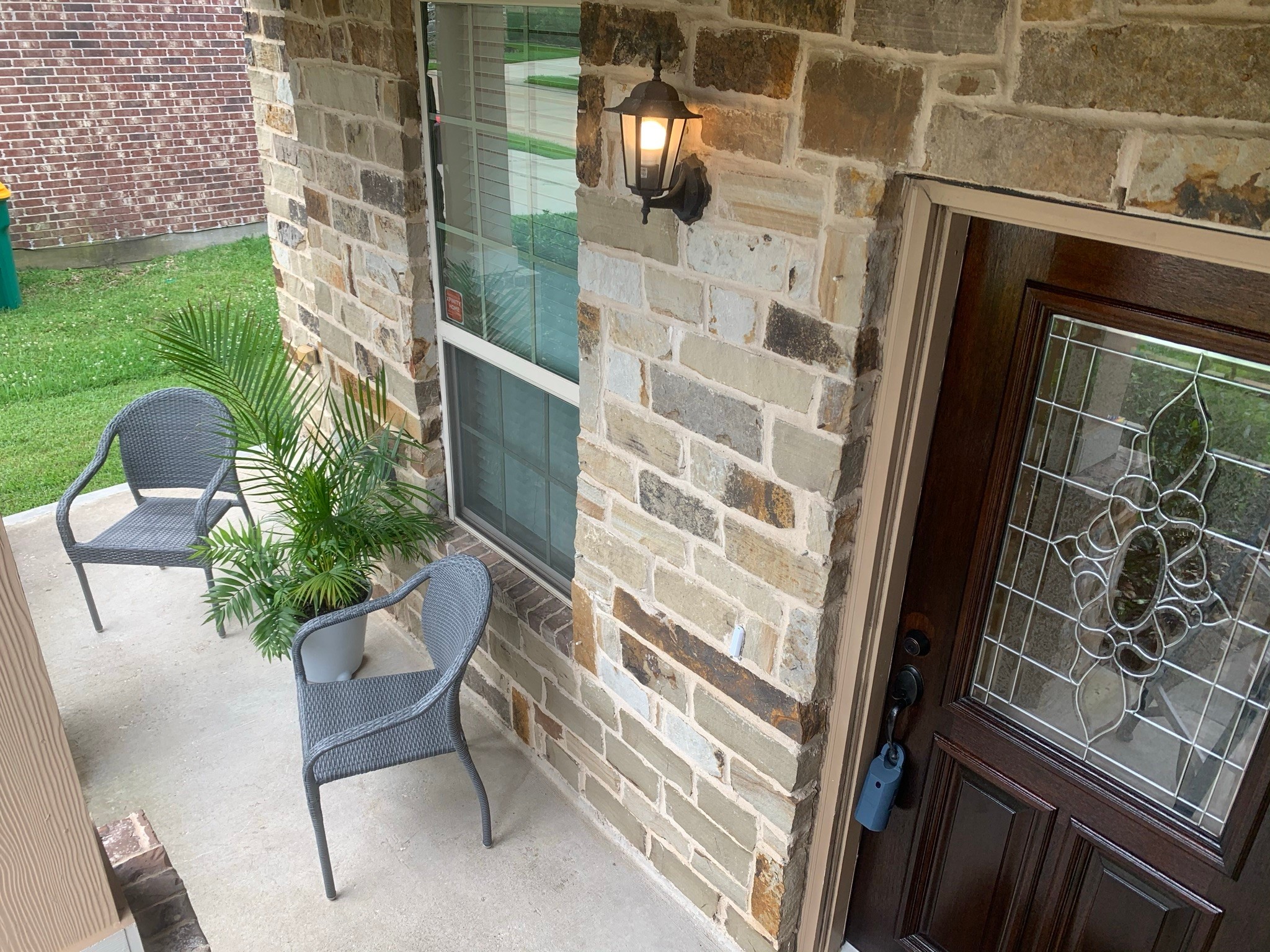 6819 Hunters Trace Lane Baytown, TX 77521 - Photo 3 of 32 a view of balcony with couple of chairs