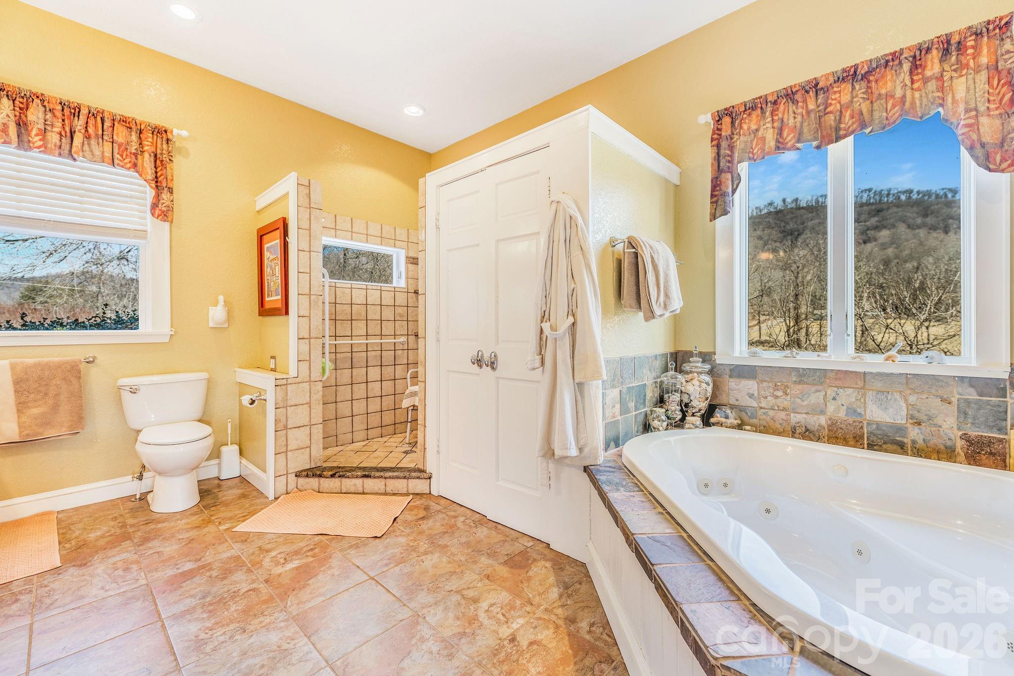 22 Mountain Spring Lane Canton, NC 28716 - Photo 23 of 48 a bathroom with a bathtub and a shower