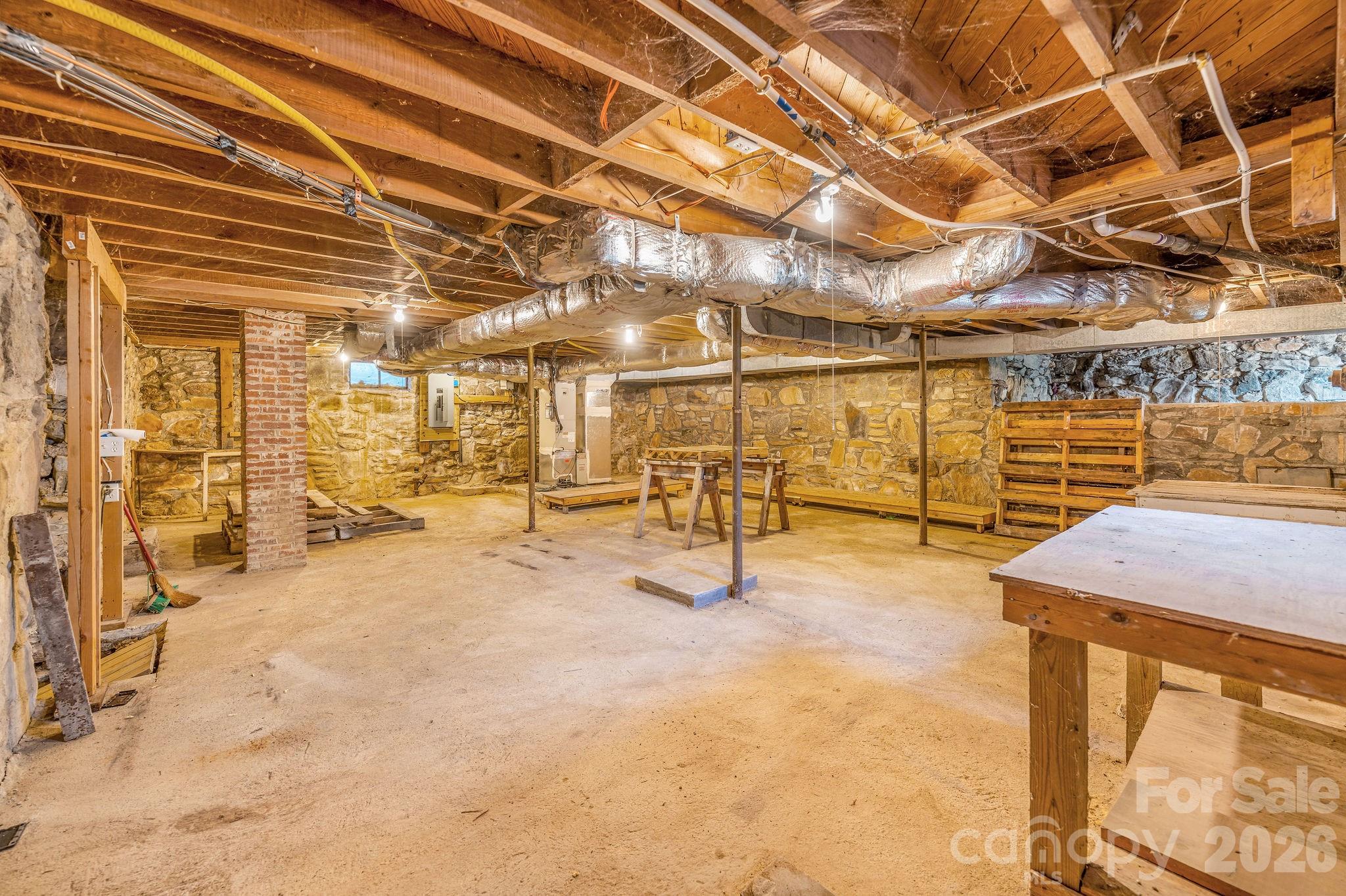 22 Mountain Spring Lane Canton, NC 28716 - Photo 46 of 48 a view of a room with wooden walls