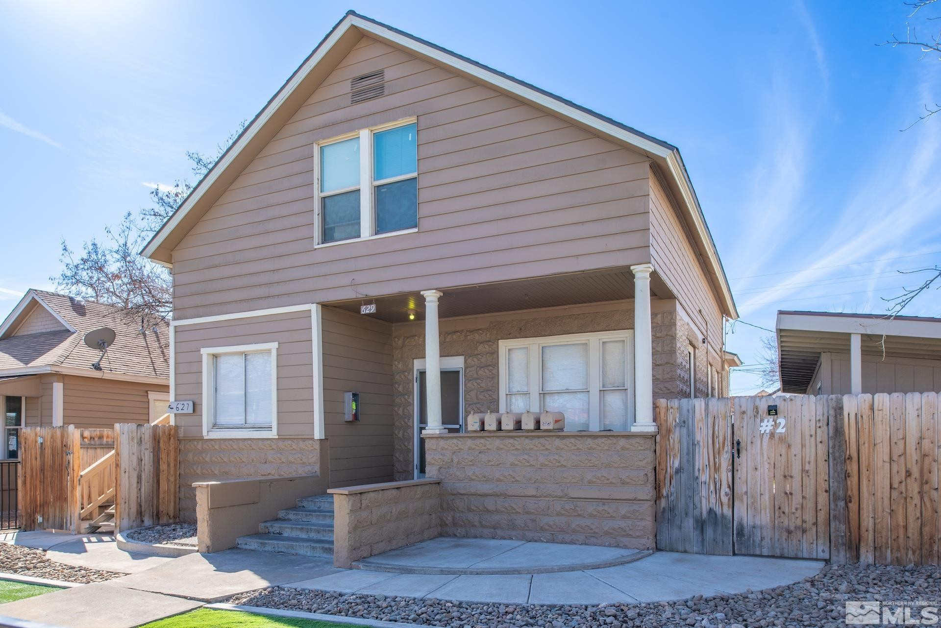629 Sinclair Street Reno, NV 89501 - Photo 3 of 27 a front view of a house with large windows