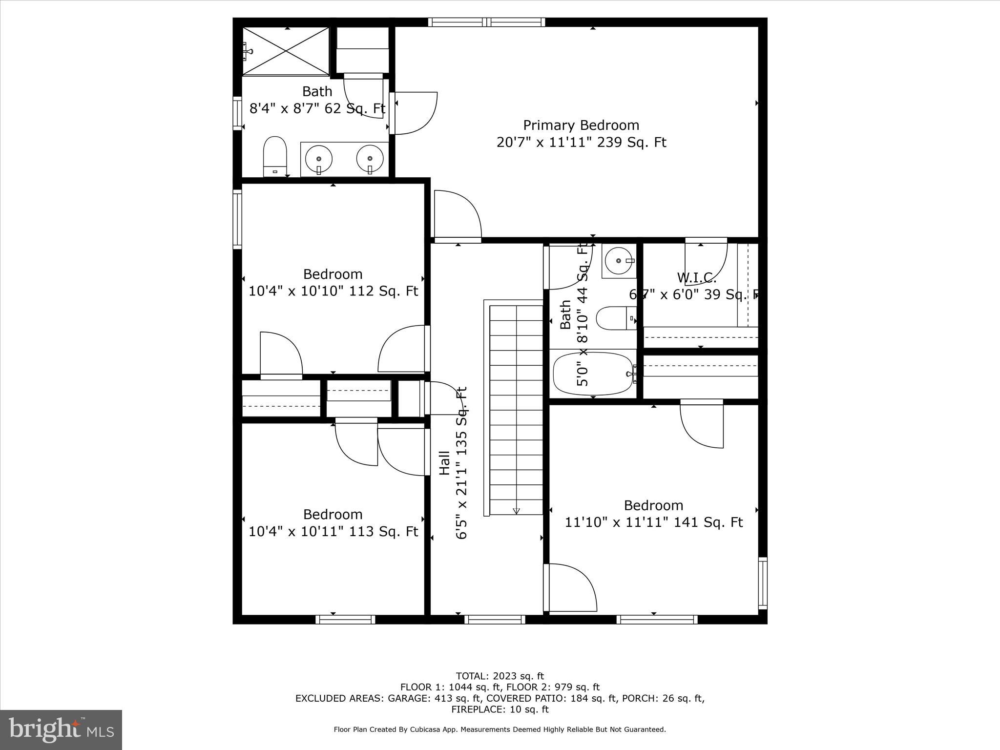 159 Bobbys Branch Road Millsboro, DE 19966 - Photo 39 of 43 2nd_floor_159_bobby_branch_road_millsboro_with_dim