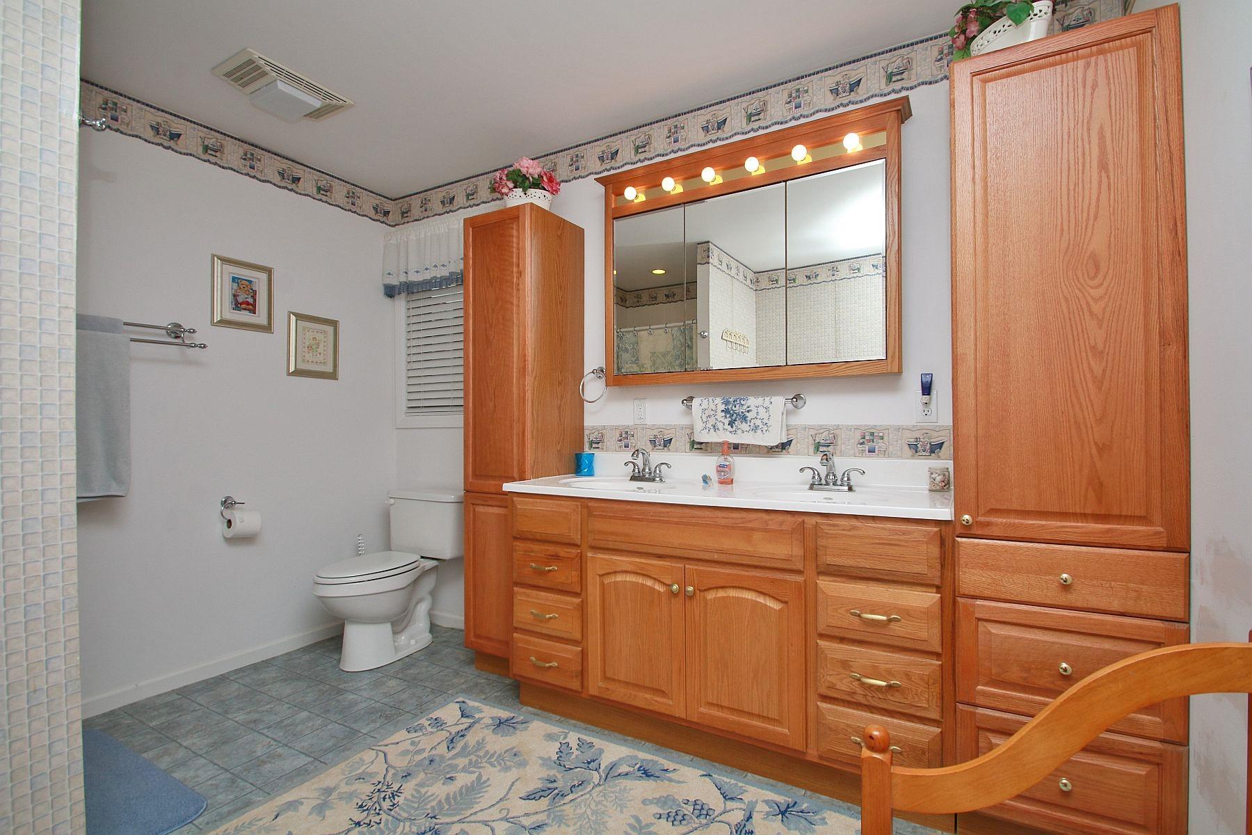 5965 Horseshoe Bend Road Goodview, VA 24095 - Photo 21 of 33 a bathroom with a sink mirror vanity and toilet