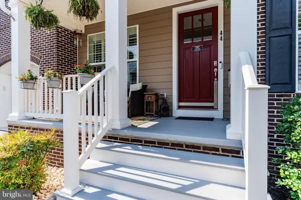 a view of front door of house
