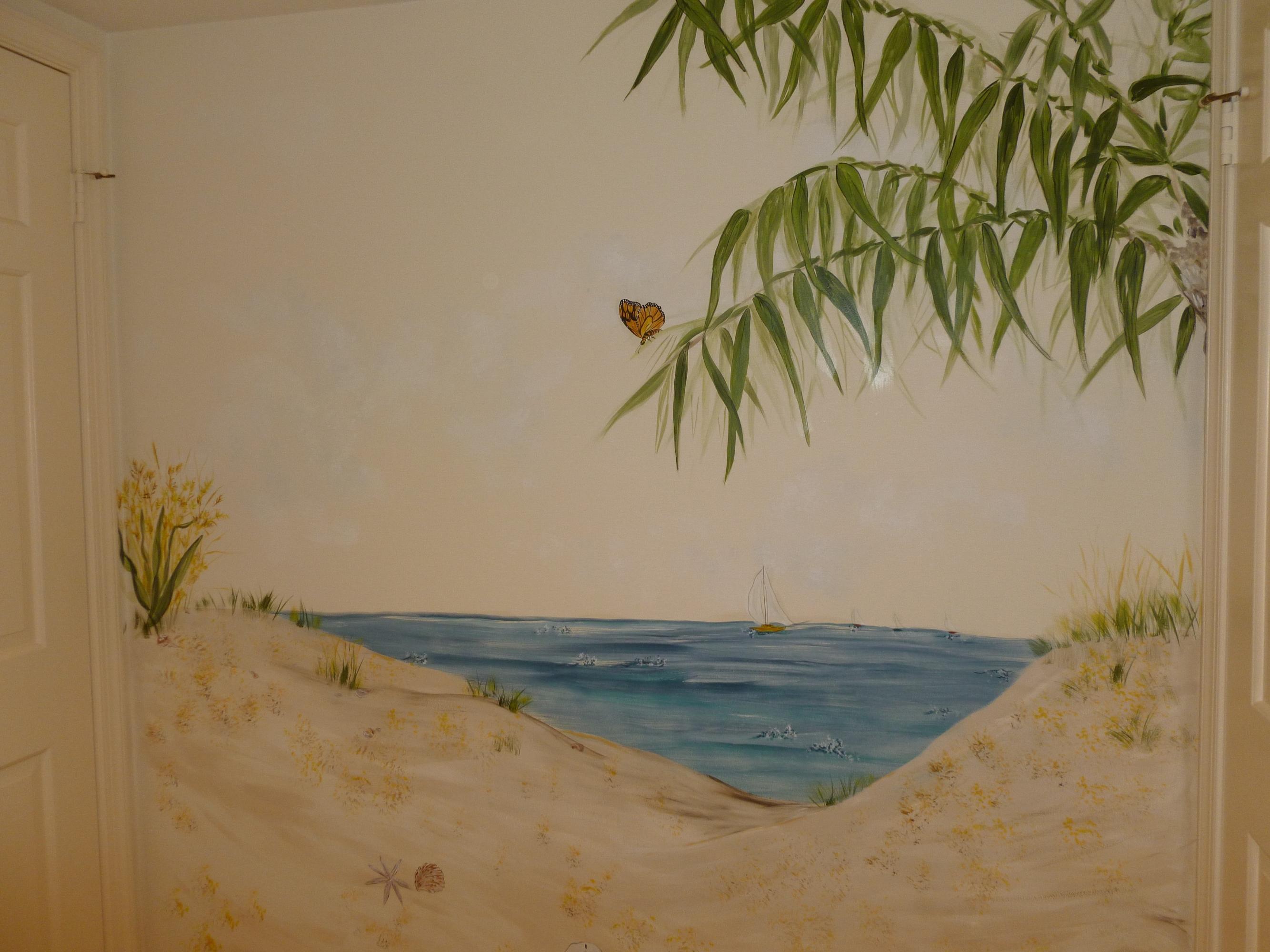 400 South Beach Road, Unit 1102 Jupiter, FL 33469 - Photo 21 of 37 HAND PAINTED CUSTOM WALL DECORATION