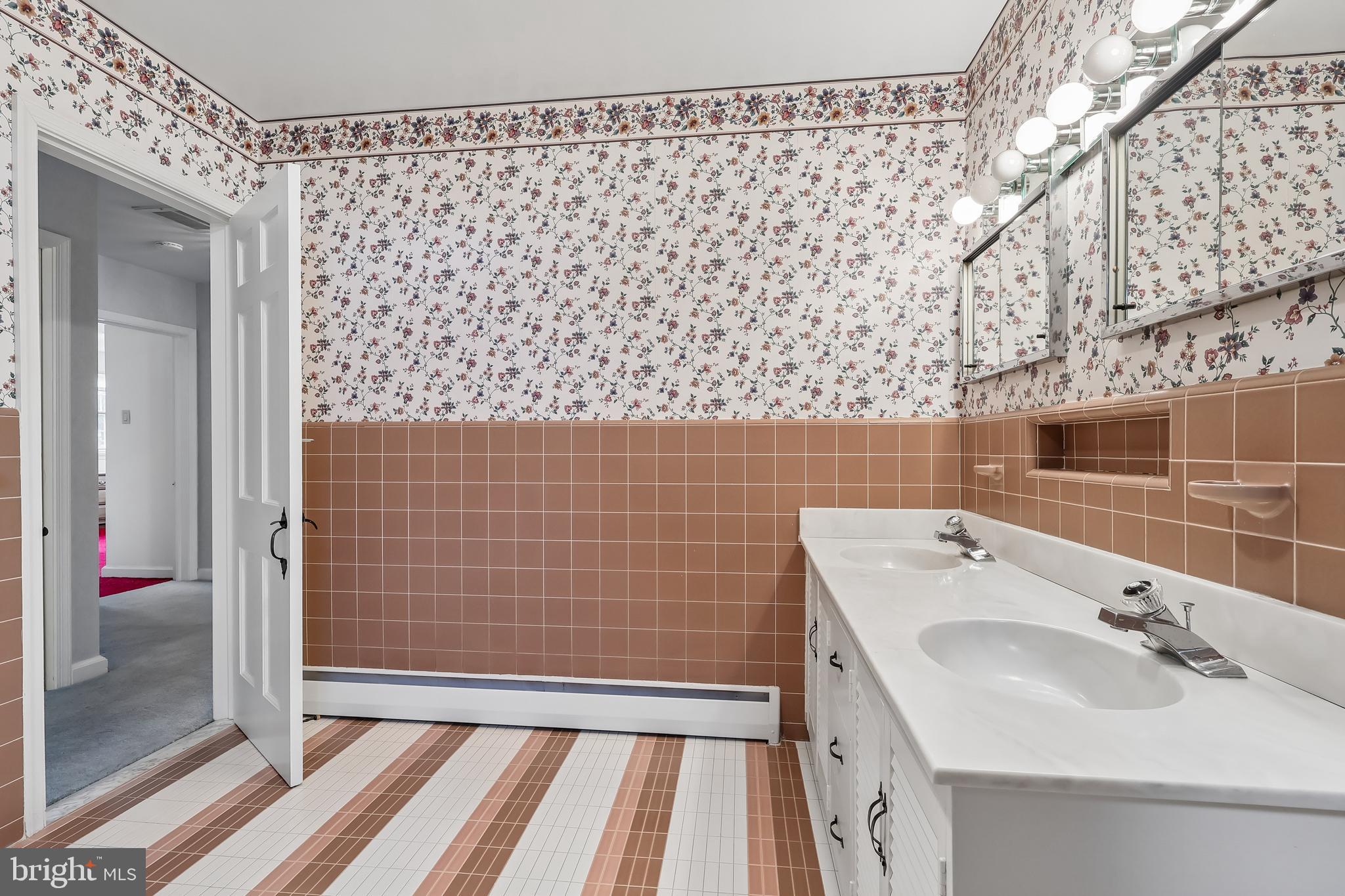 983 Palmers Mill Road Media, PA 19063 - Photo 47 of 83 Double vanity in hall bath