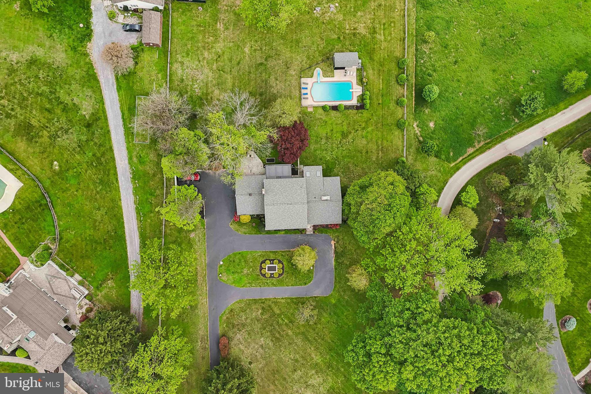 983 Palmers Mill Road Media, PA 19063 - Photo 66 of 83 Notice the circular driveway& additional parking