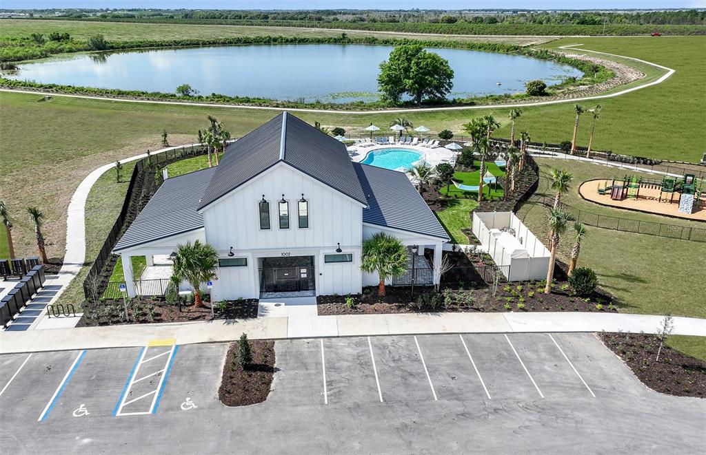 1730 Ruby Ln Lake Lake Alfred, FL 33850 - Photo 24 of 26 an aerial view of a house with a lake view