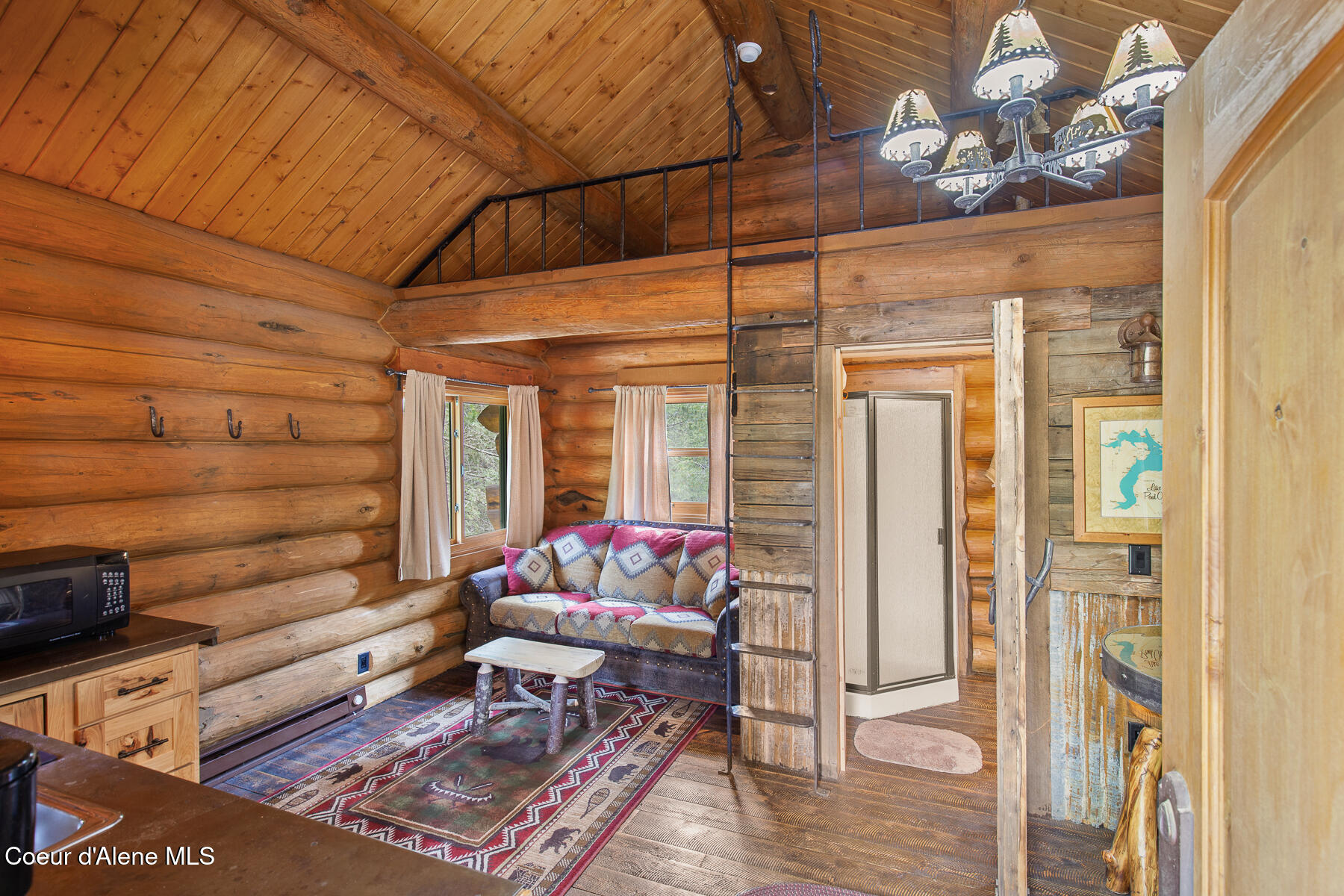 31756 North Riffle Road Spirit Lake, ID 83869 - Photo 5 of 48 Log cabin-main level