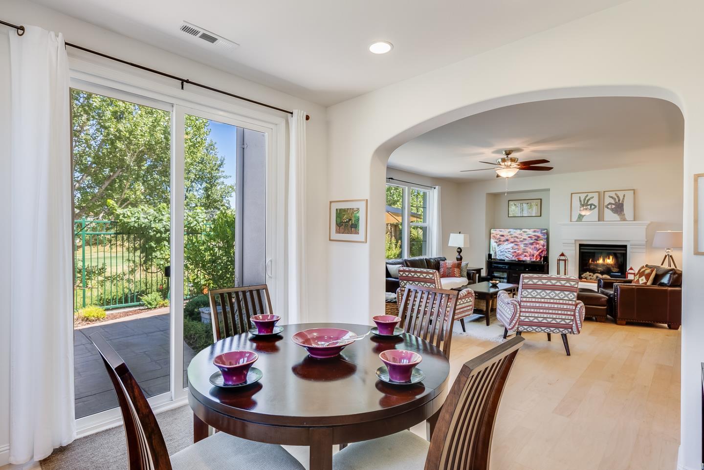 7680 MacKenzie Way Gilroy, CA 95020 - Photo 27 of 61 a view of a dining room with furniture window and outside view
