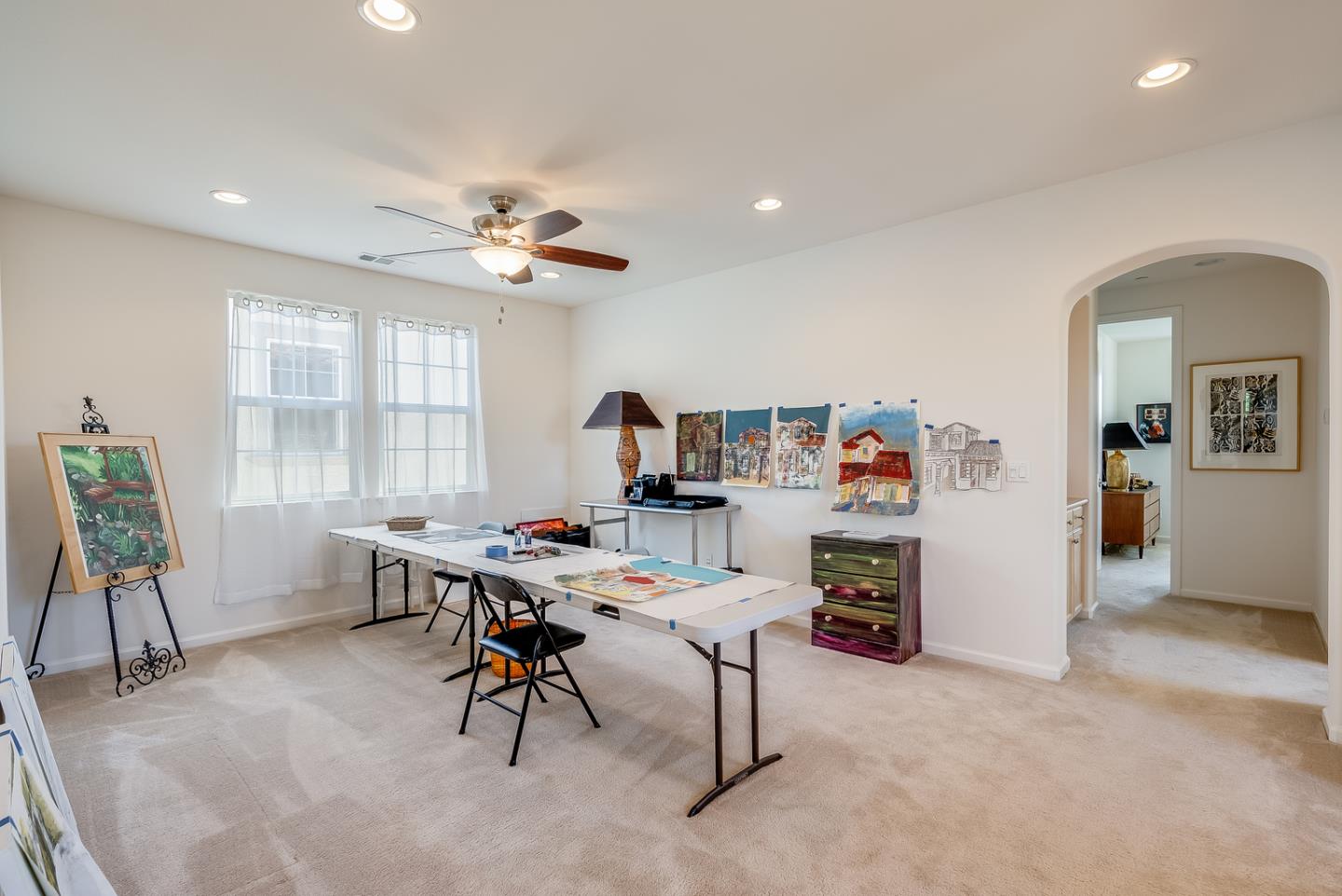 7680 MacKenzie Way Gilroy, CA 95020 - Photo 39 of 61 a workspace with furniture window and wooden floor