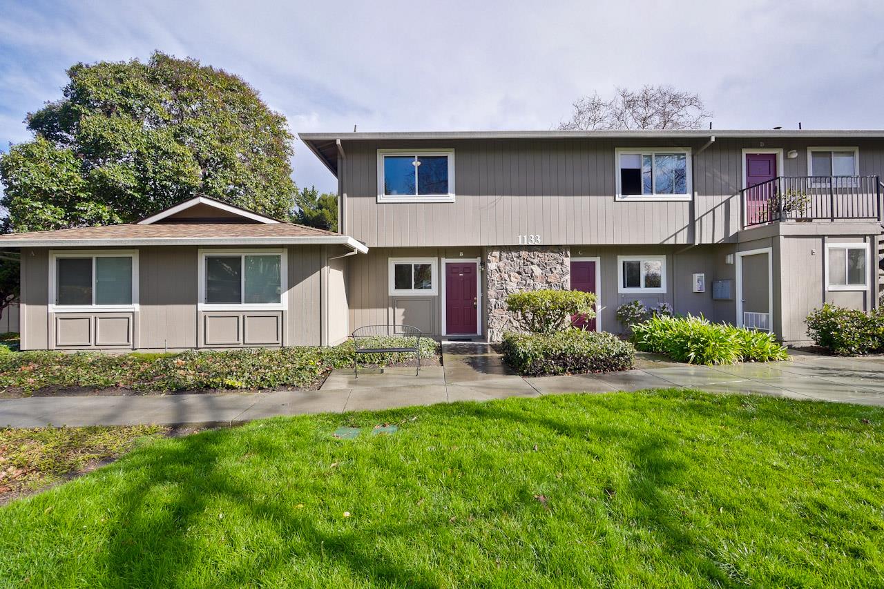 1133 Reed Avenue, Unit B Sunnyvale, CA 94086 - Photo 1 of 33 a front view of a house with a garden and plants