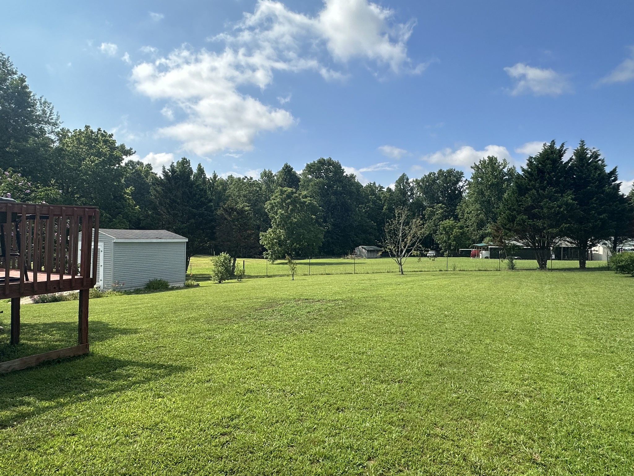 26 Ridgeline Drive Fayetteville, TN 37334 - Photo 34 of 39 a backyard of a house with lots of green space and garden