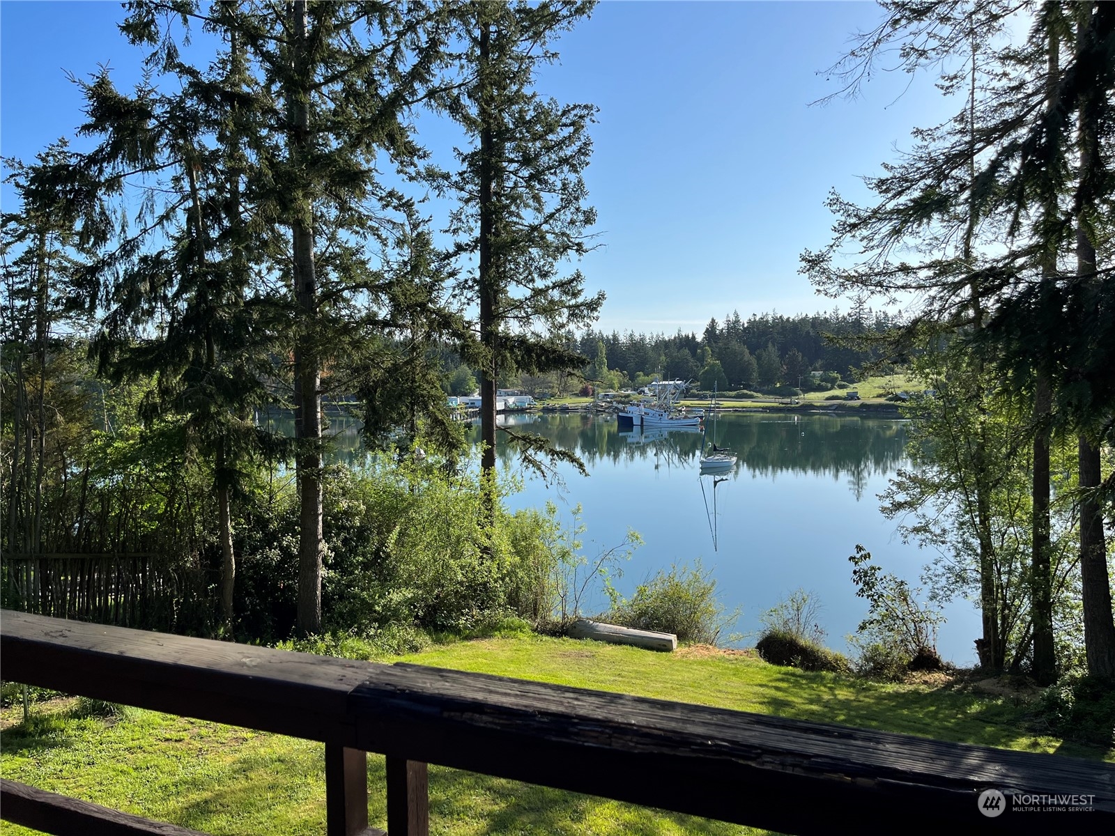 1481 Griffith Point Road Nordland, WA 98358 - Photo 35 of 39 a view of lake from a yard