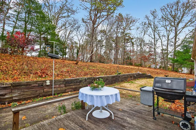 a view of a chairs and tables in the patio