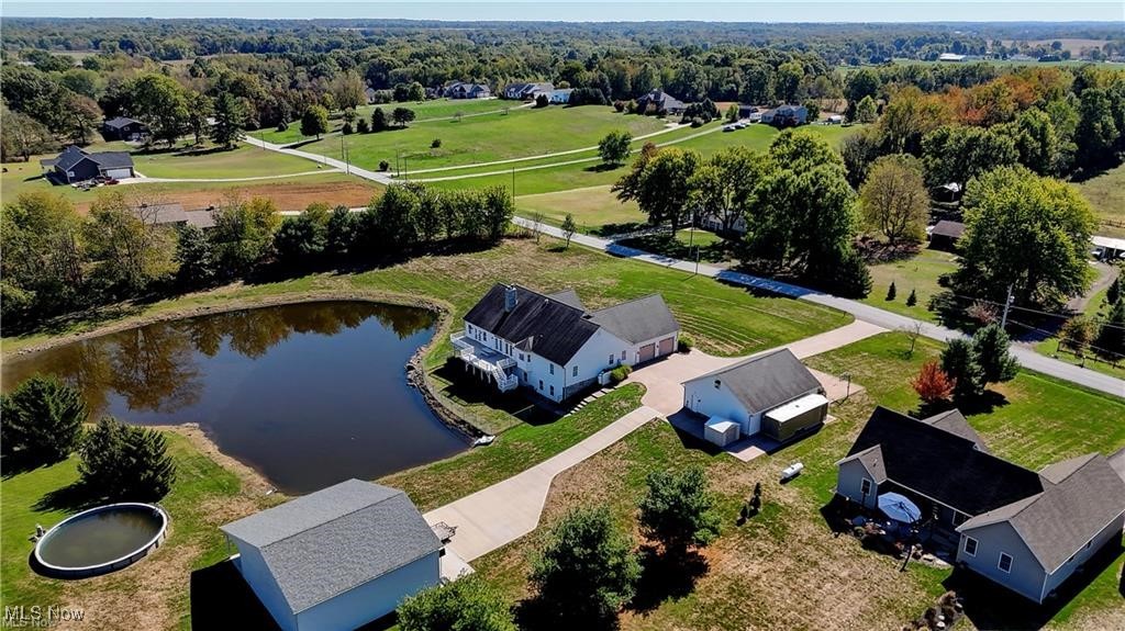 3079 Alexander Road Atwater, OH 44201 - Photo 44 of 45 Drone / aerial view of a nearby body of water
