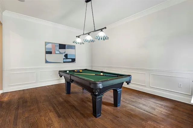 a room with furniture and a chandelier