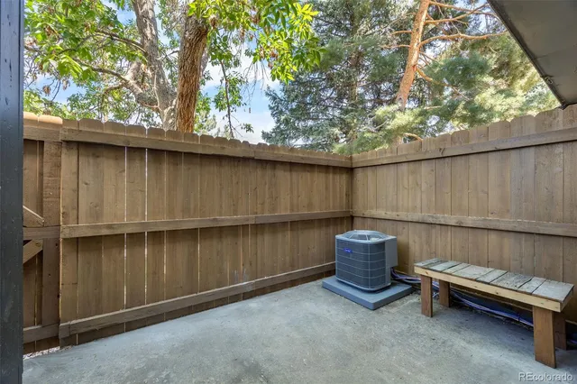 a view of outdoor space with seating area