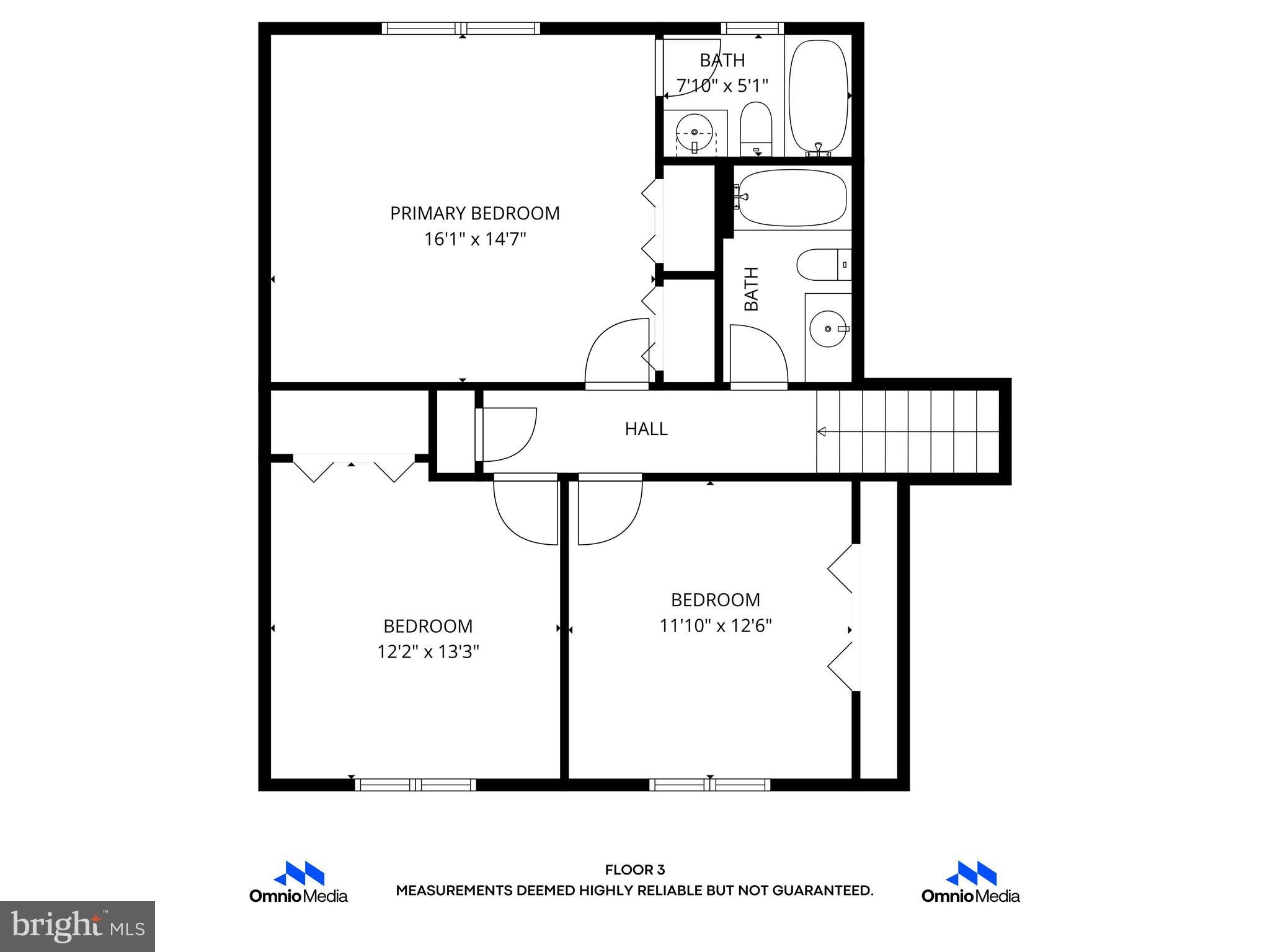 1703 Brickhouse Lane Fallston, MD 21047 - Photo 42 of 43 Upper Level - floor plan