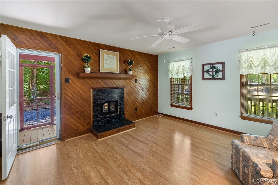 12441 Spring Run Road Chesterfield, VA 23832 - Photo 9 of 28 a view of an empty room with window and wooden floor