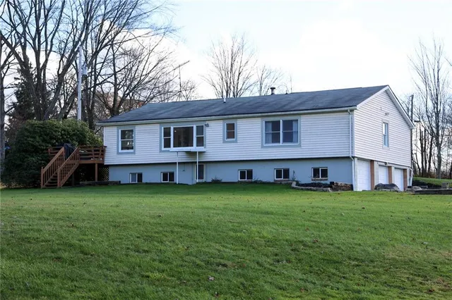 a view of wooden fence