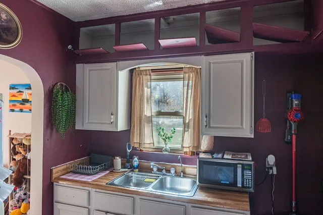 a room with storage and utility