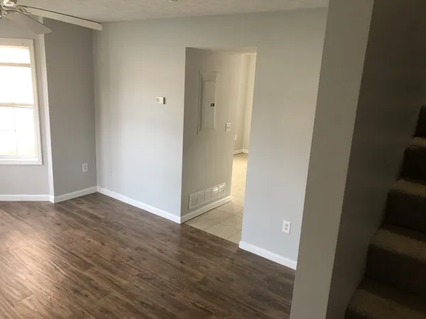 wooden floor in an empty room