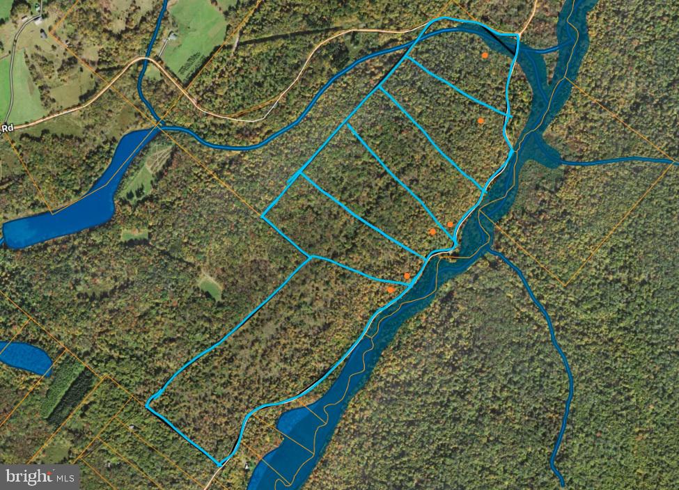 Potential lots with approved perc sites shown