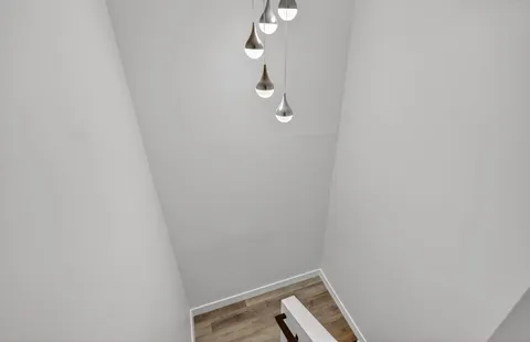 a small space with a shower