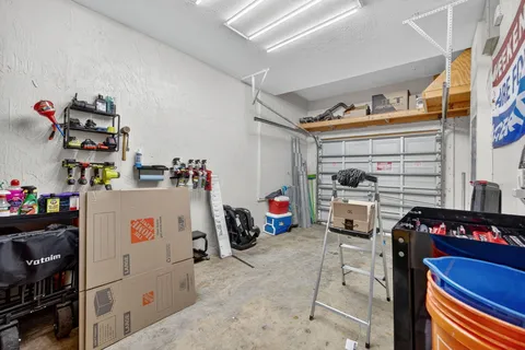 a view of storage and utility room