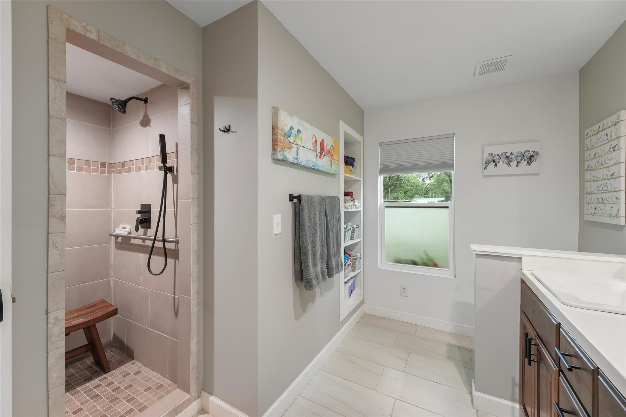 35 Bounty Palacios, TX 77465 - Photo 19 of 35 a bathroom with a shower and a sink