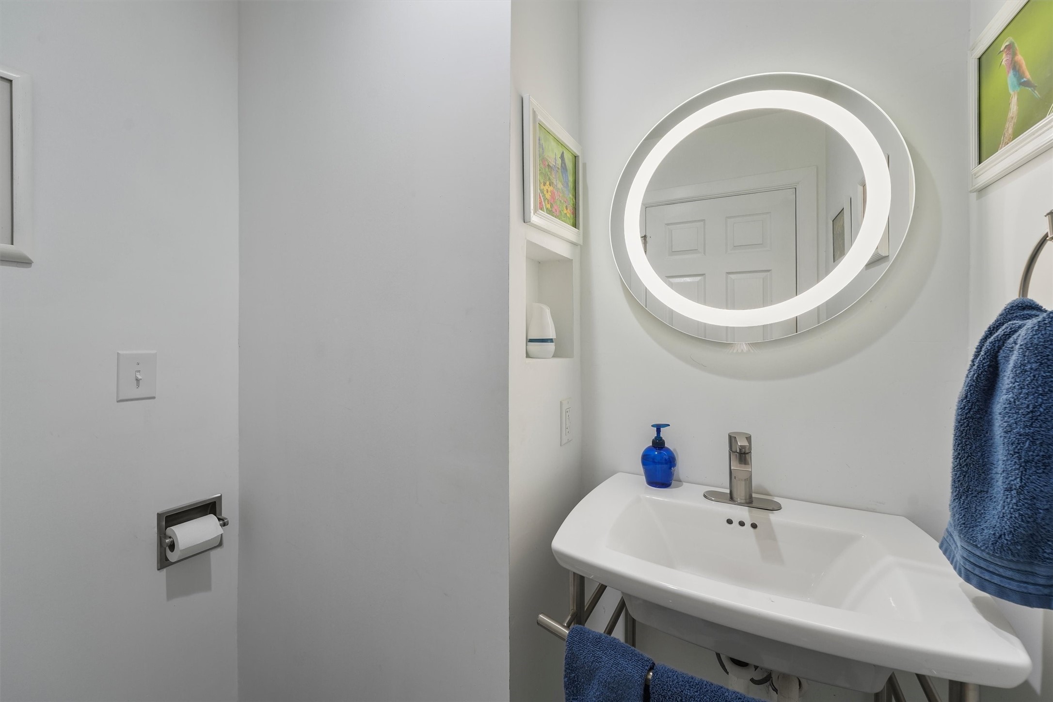 35 Bounty Palacios, TX 77465 - Photo 20 of 35 a bathroom with a sink and a mirror