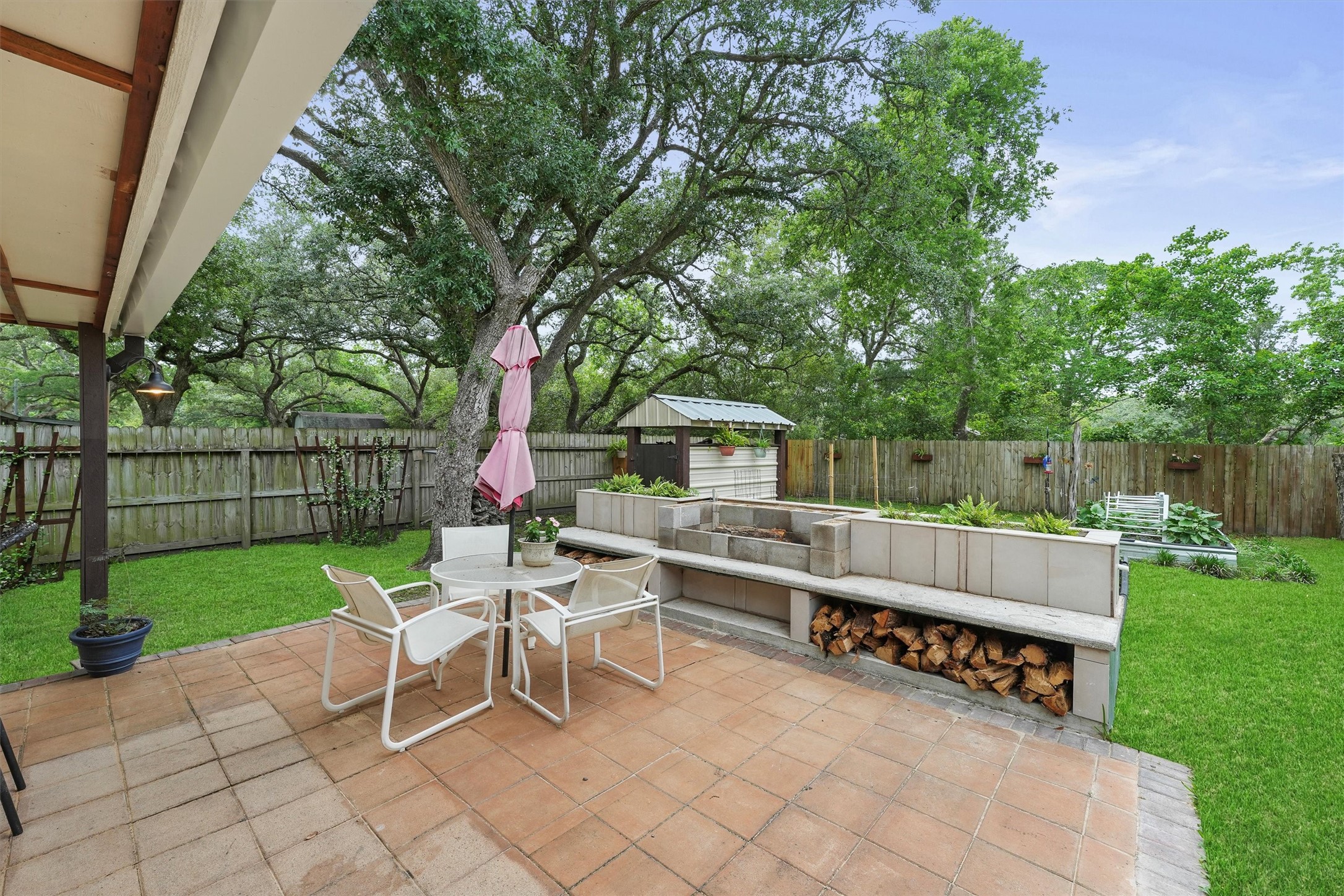 35 Bounty Palacios, TX 77465 - Photo 9 of 35 a view of a wooden bench and chair in the garden