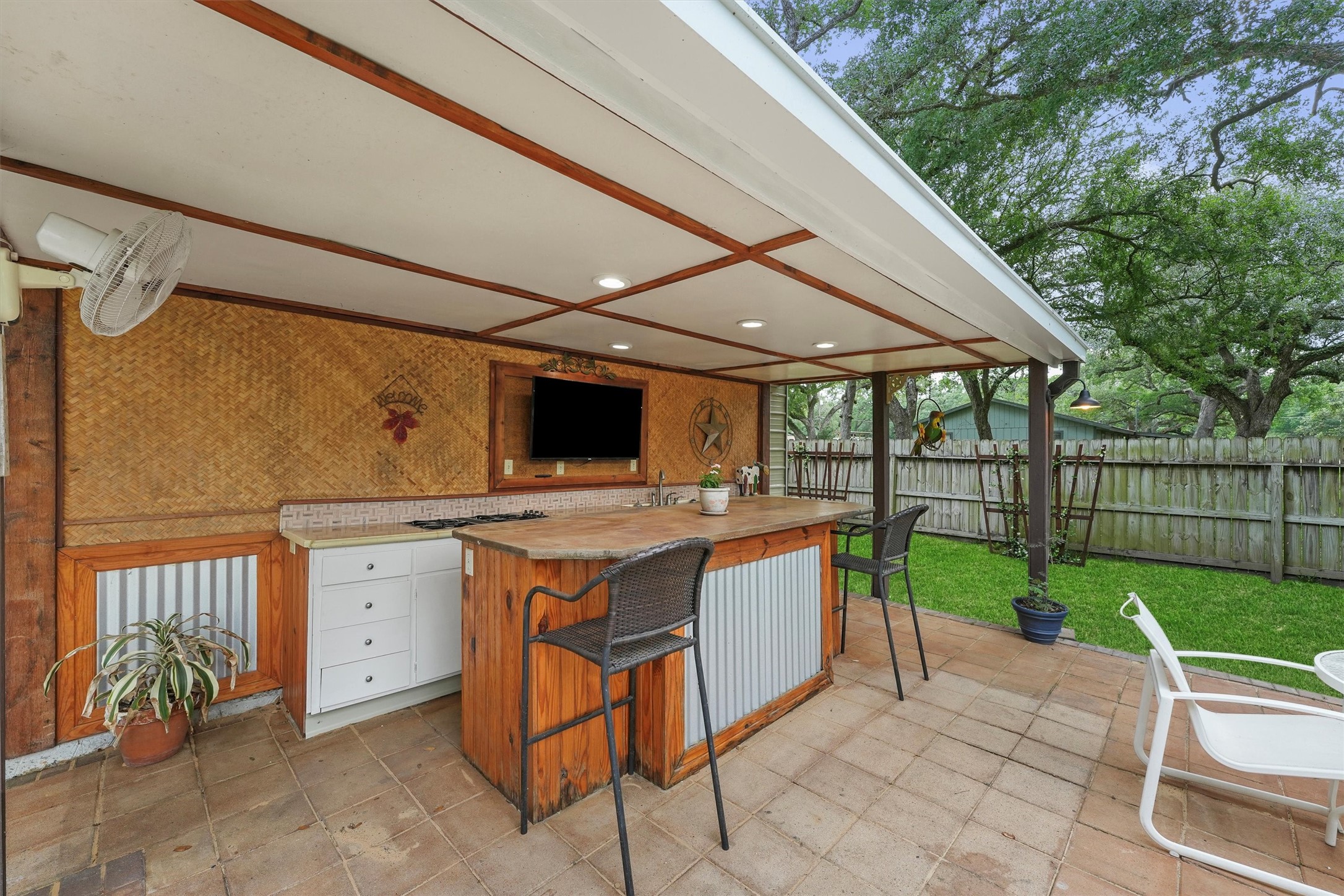 35 Bounty Palacios, TX 77465 - Photo 10 of 35 a view of an outdoor kitchen