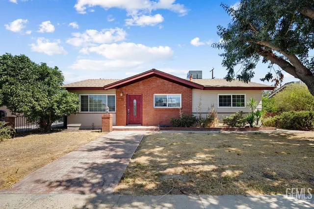 a view of a house with a patio