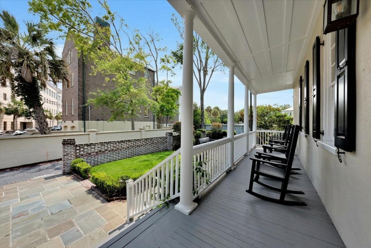 46 Pinckney Street Charleston, SC 29401 - Photo 49 of 52 porch looking out
